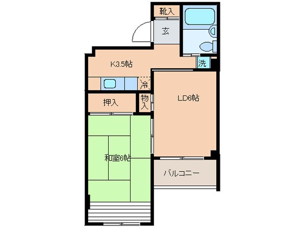 片岡ハウスの物件間取画像